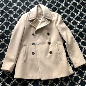 Double breasted peacoat